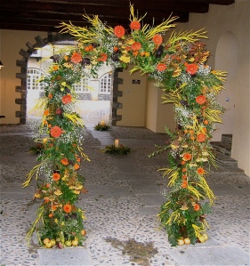 Harvest Theme Wedding Arch