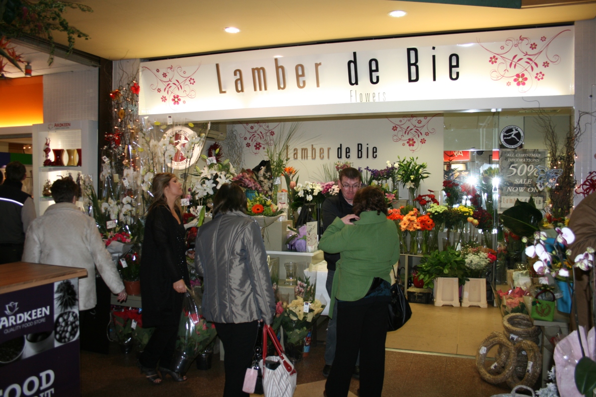 Lamber de Bie Flowers, Ardkeen Quality Foodstore, Dunmore Road, Waterford, Ireland.
