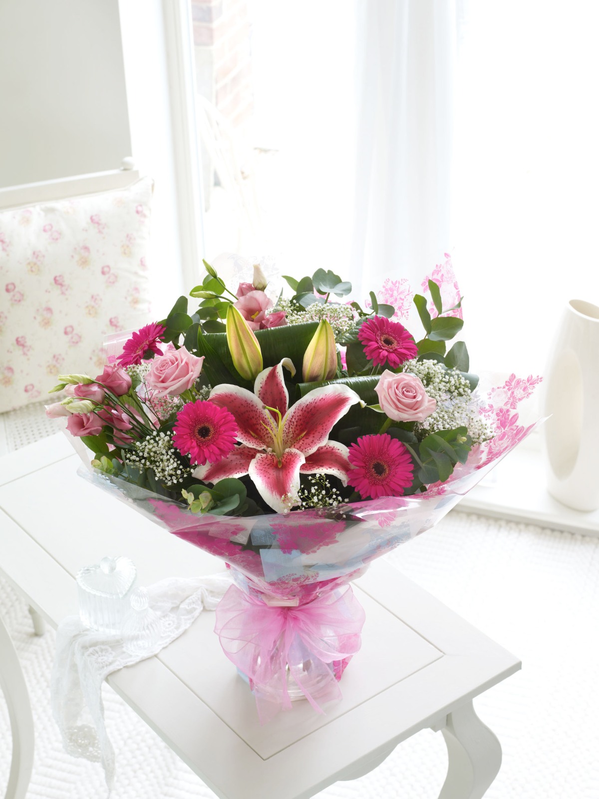 Standard size hand tied mother's day bouquet
